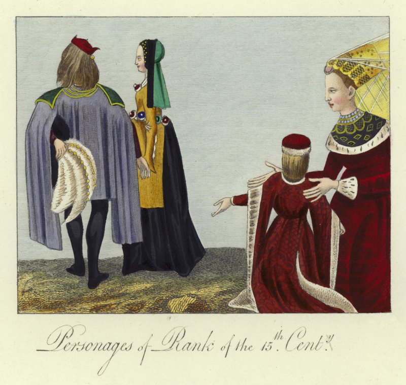 Personages of Rank of the 15th Century by English School
