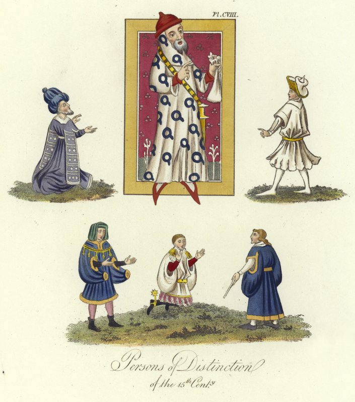 Persons of distinction of the 15th Century by English School