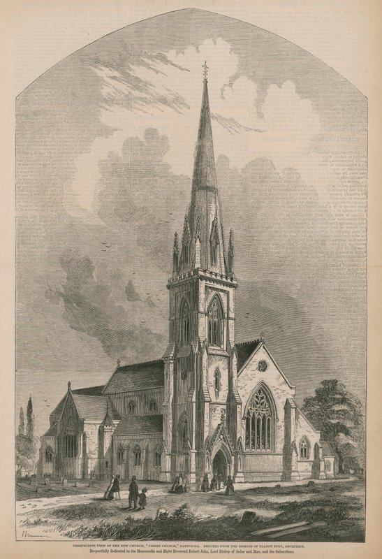 Perspective View of Christ Church by English School