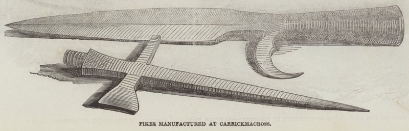 Pikes manufactured at Carrickmacross by English School