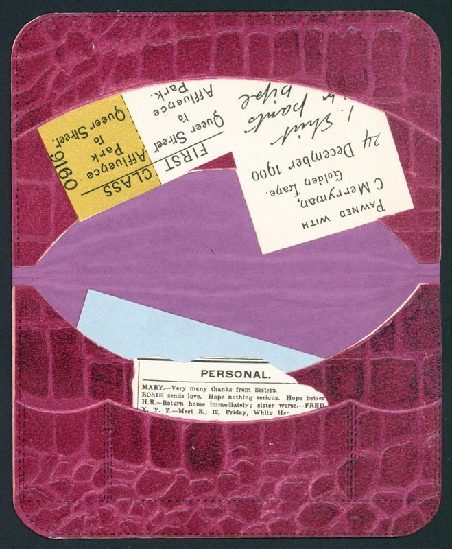 Pink Wallet with Tickets by English School