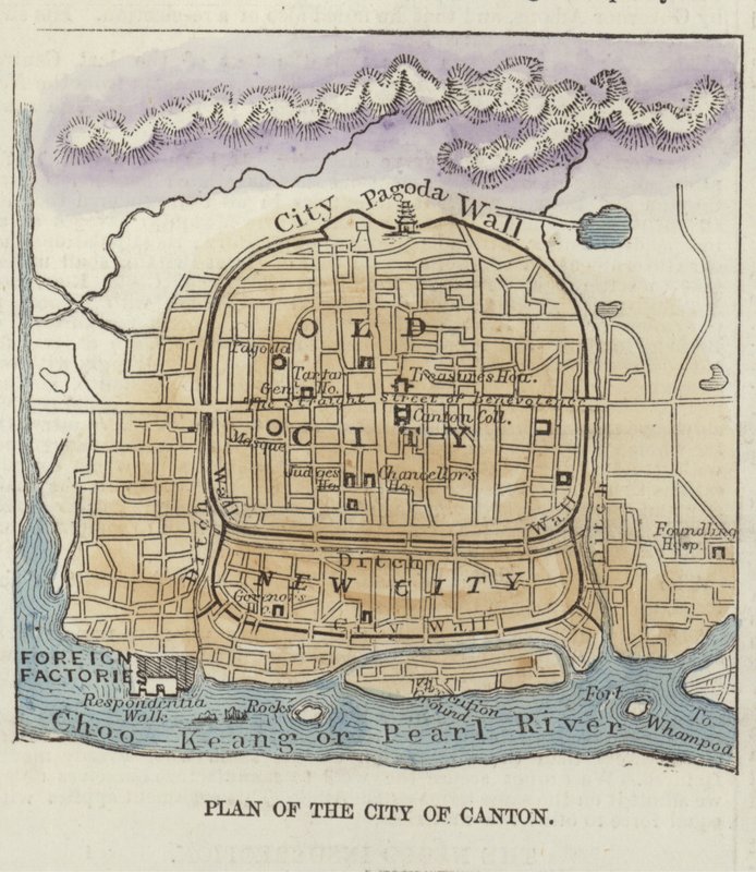 Plan of the City of Canton by English School