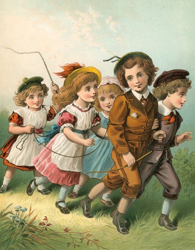 Playing at Horses by English School
