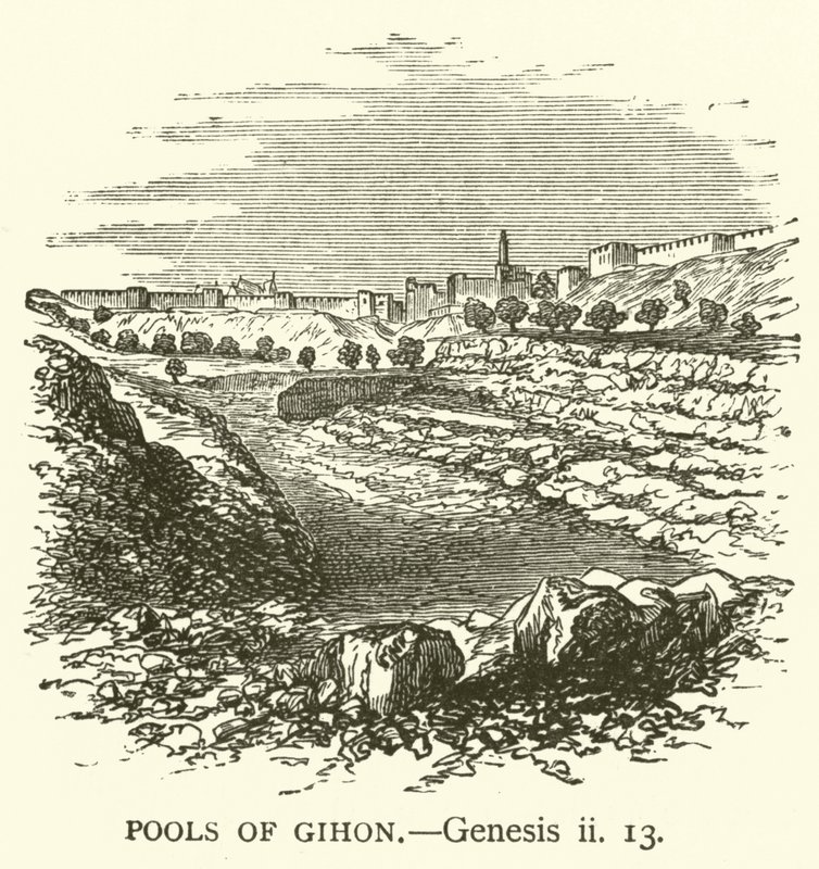 Pools of Gihon, Genesis, ii by English School
