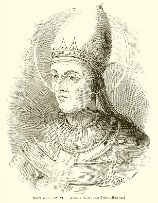 Pope Gregory VII by English School