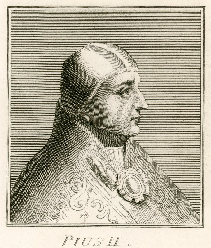 Pope Pius II by English School