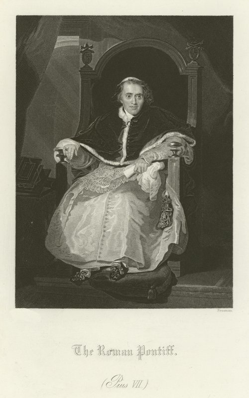 Pope Pius VII by English School