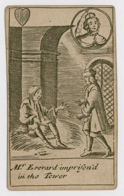 Popish Plot playing card by English School