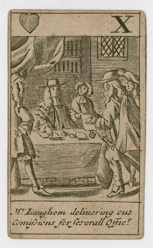 Popish Plot playing card by English School