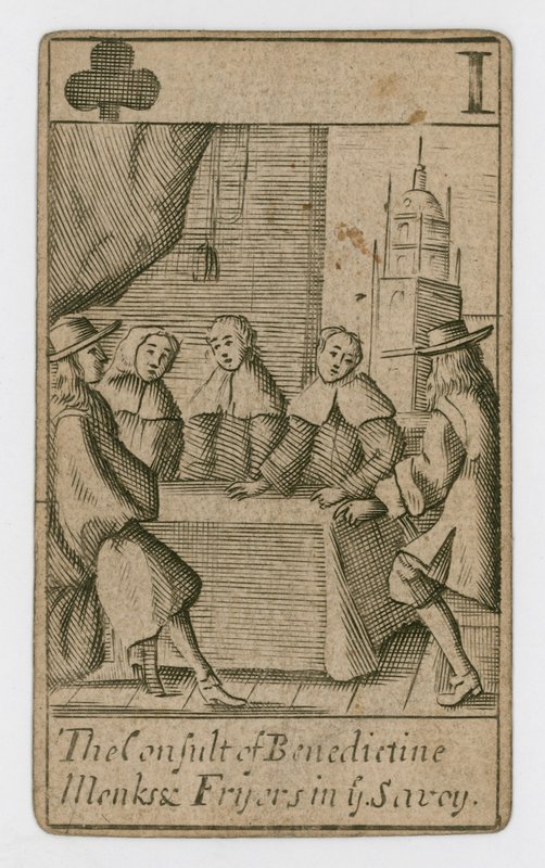 Popish Plot playing card by English School