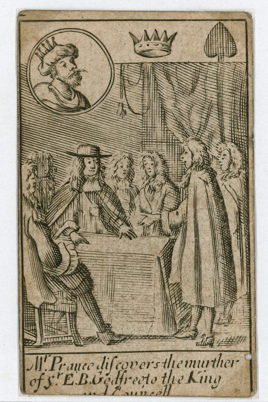 Popish Plot playing card by English School