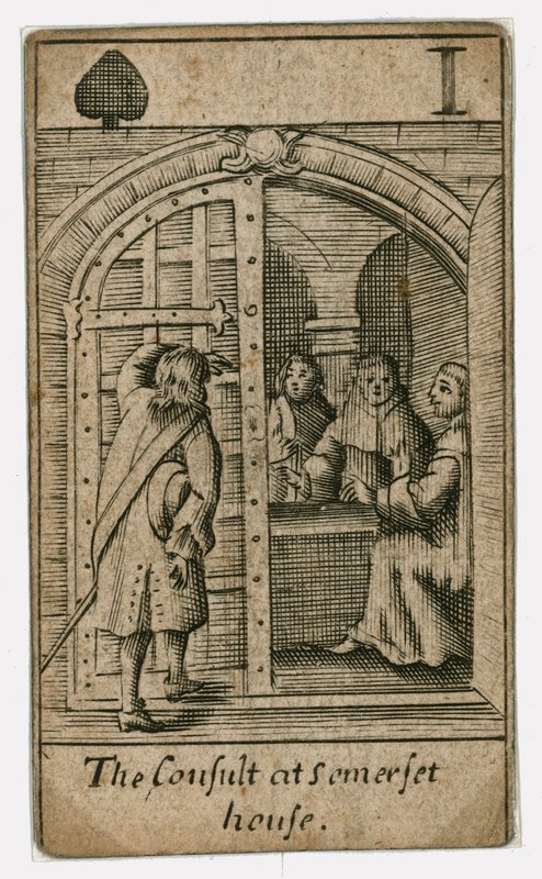 Popish Plot playing card by English School