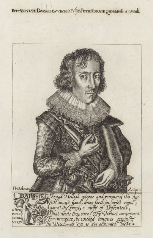 Portrait of Abraham Darssie by English School