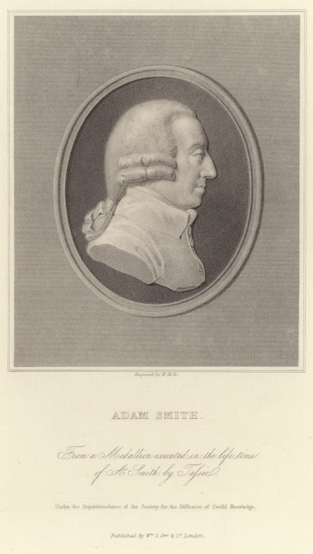 Portrait of Adam Smith by English School