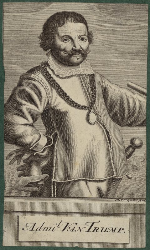 Portrait of Admiral van Trump by English School