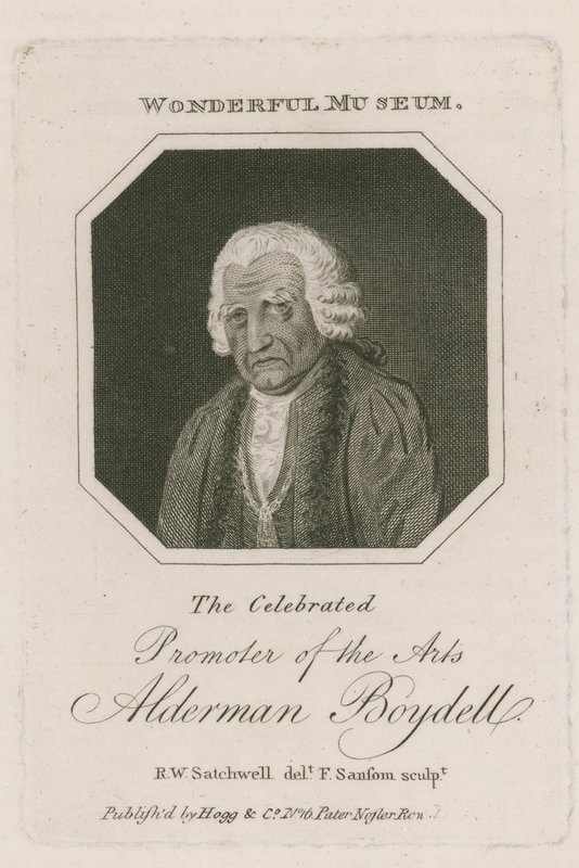 Portrait of Alderman Boydell by English School