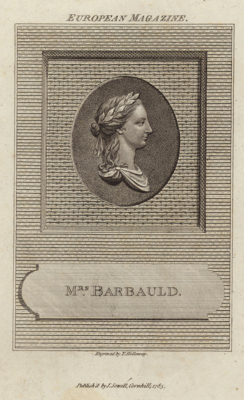 Portrait of Anna Laetitia Barbauld by English School