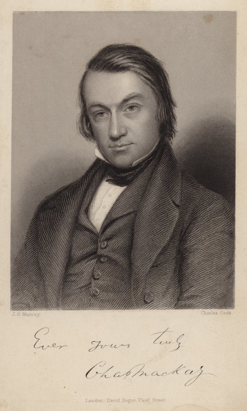 Portrait of Charles MacKay by English School