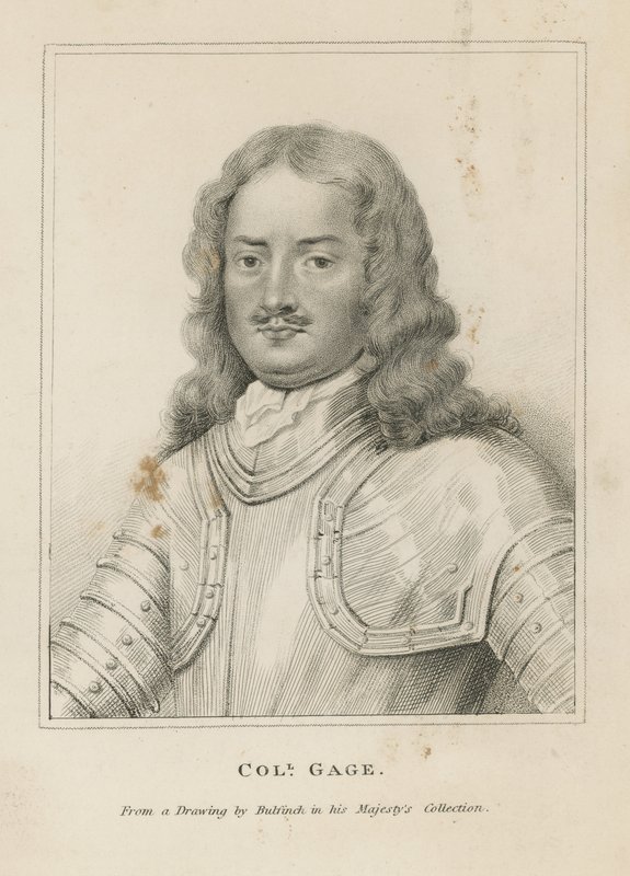Portrait of Colonel Gage by English School