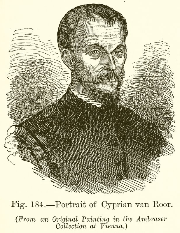 Portrait of Cyprian Van Roor by English School