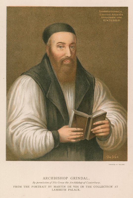 Portrait of Edmund Grindal by English School