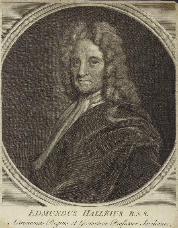 Portrait of Edmond Halley by English School