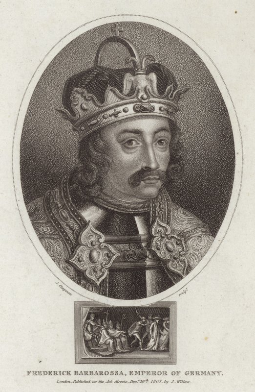 Portrait of Frederick Barbarossa by English School