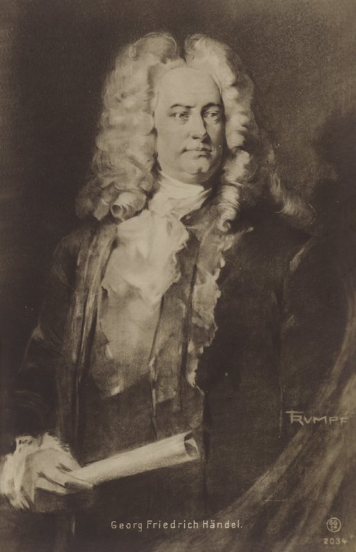 Portrait of George Friedrich Handel by English School