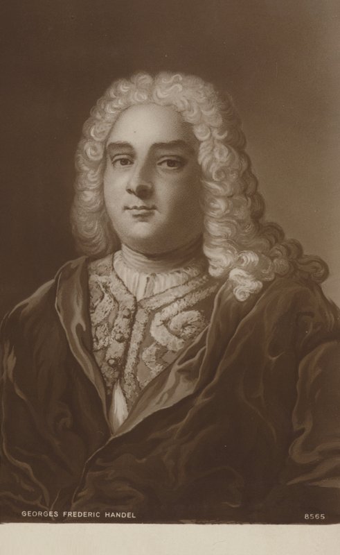 Portrait of George Friedrich Handel by English School