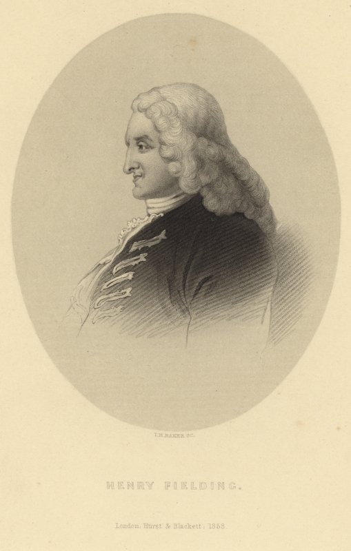 Portrait of Henry Fielding by English School