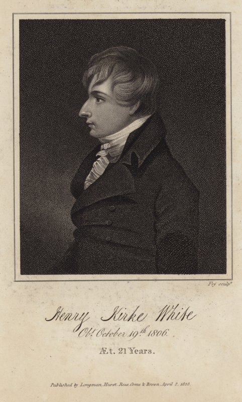 Portrait of Henry Kirke White by English School