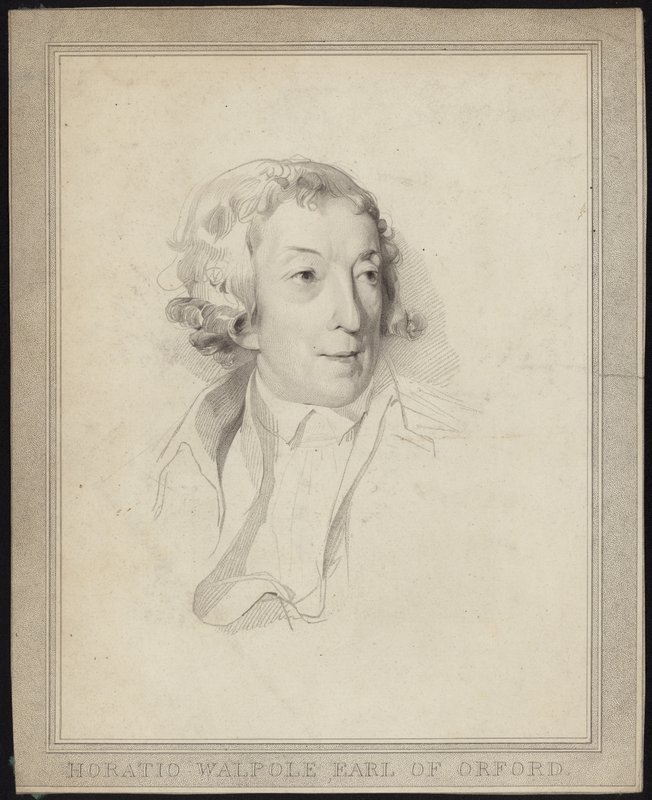 Portrait of Horace Walpole by English School