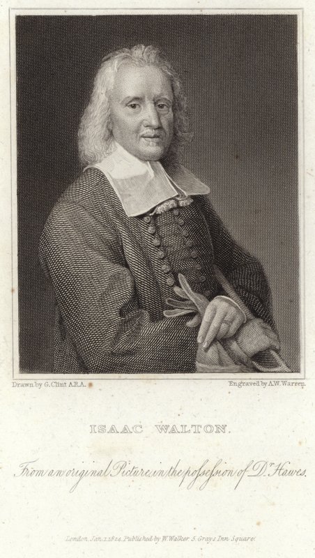 Portrait of Izaak Walton by English School