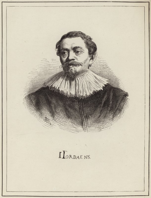 Portrait of Jacob Jordaens by English School