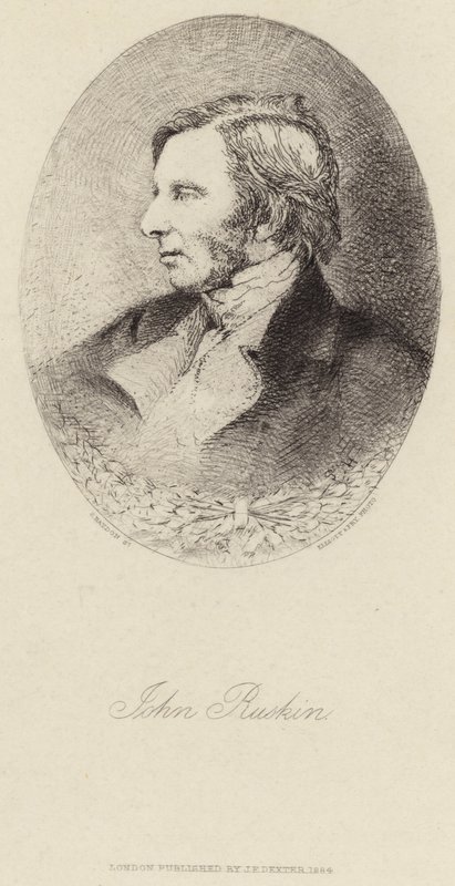 Portrait of John Ruskin by English School