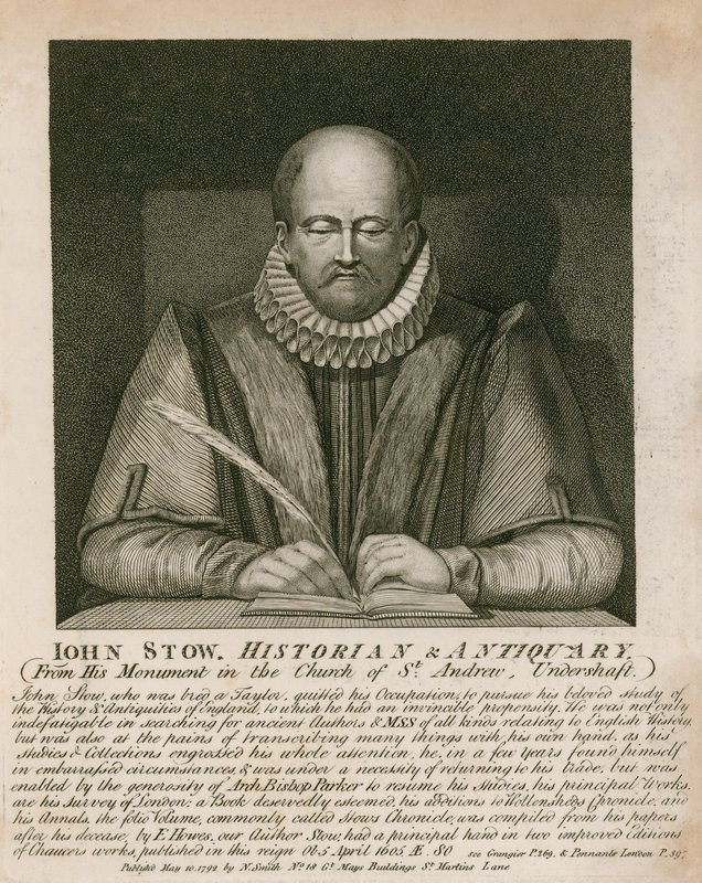 Portrait of John Stow by English School