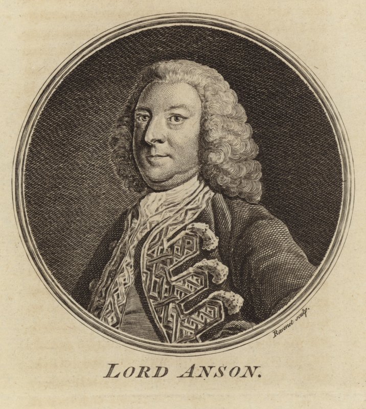 Portrait of Lord Anson by English School