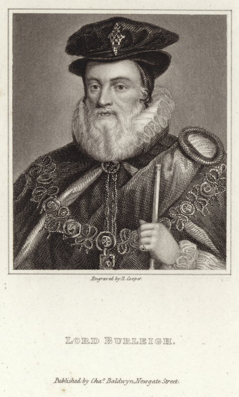 Portrait of Lord Burleigh by English School