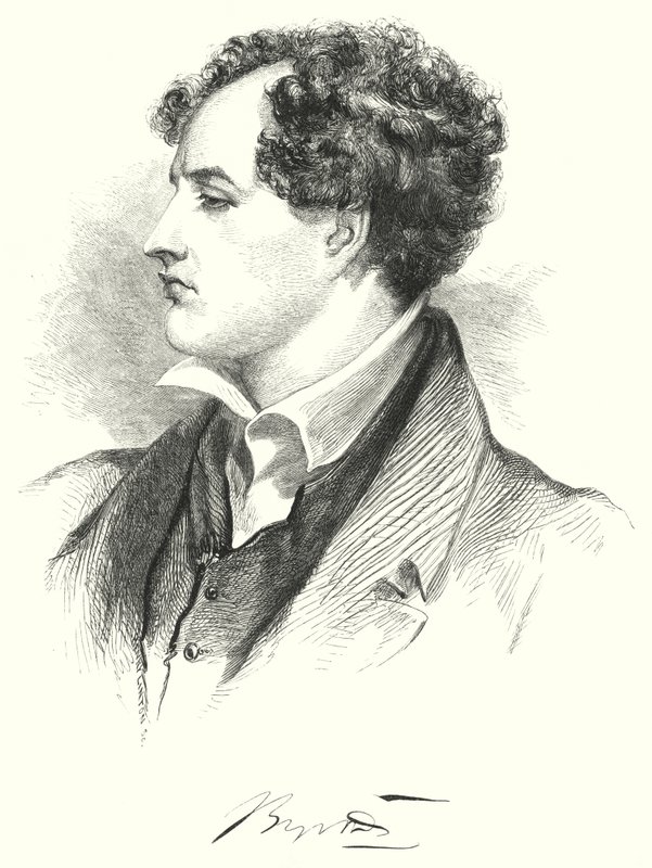 Portrait of Lord Byron by English School