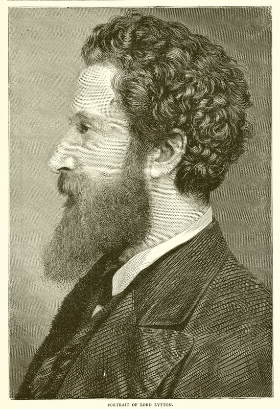 Portrait of Lord Lytton by English School
