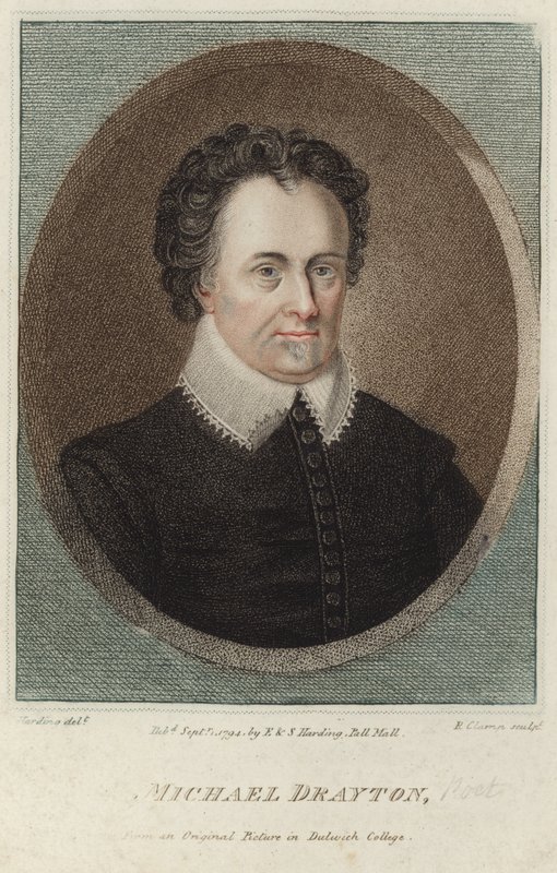 Portrait of Michael Drayton by English School