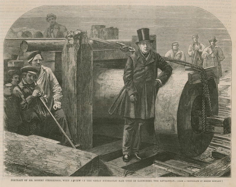 Portrait of Mr. Robert Stephenson by English School