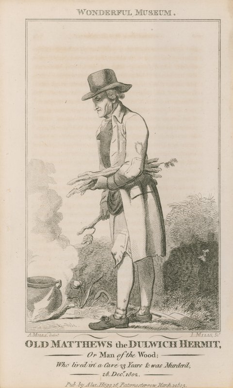 Portrait of Old Matthews by English School
