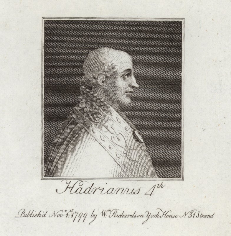 Portrait of Pope Adrian IV by English School