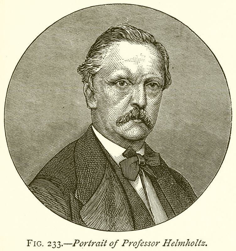 Portrait of Professor Helmholtz by English School