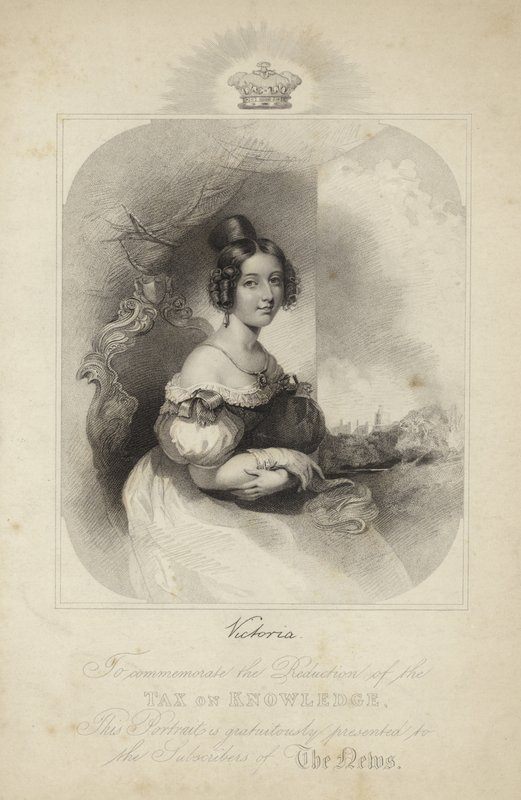 Portrait of Queen Victoria by English School