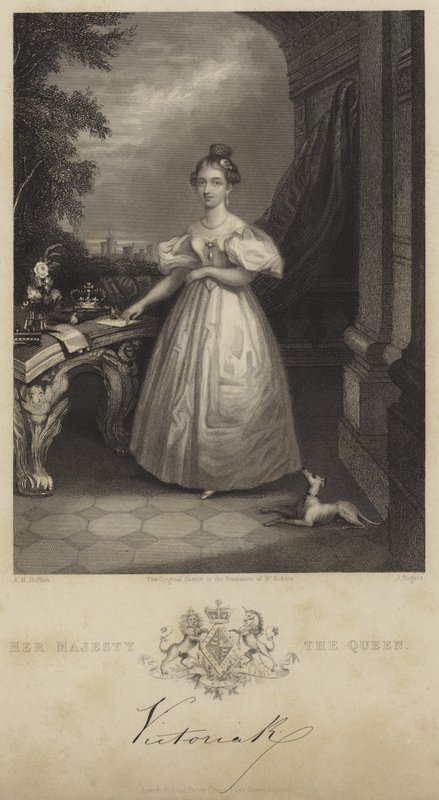 Portrait of Queen Victoria by English School