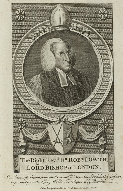 Portrait of Robert Lowth by English School