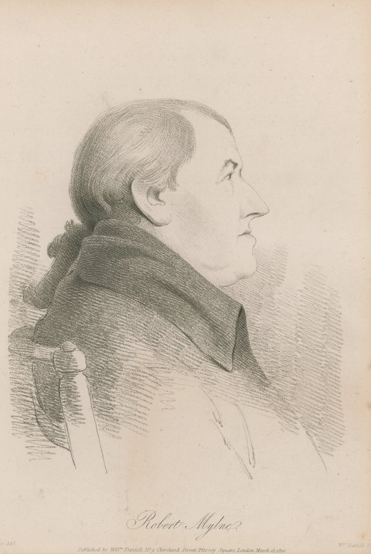 Portrait of Robert Mylne by English School