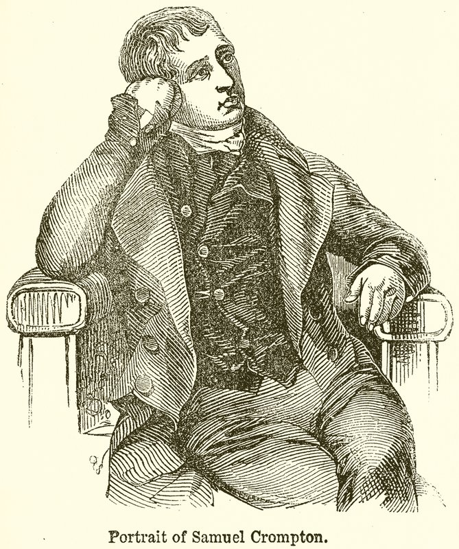 Portrait of Samuel Crompton by English School
